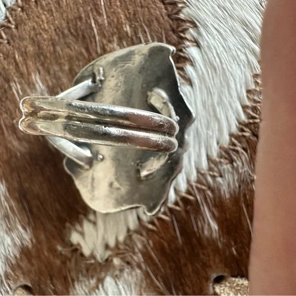 Navajo Sterling silver sleeping beauty, corral - Picture 11 of 11